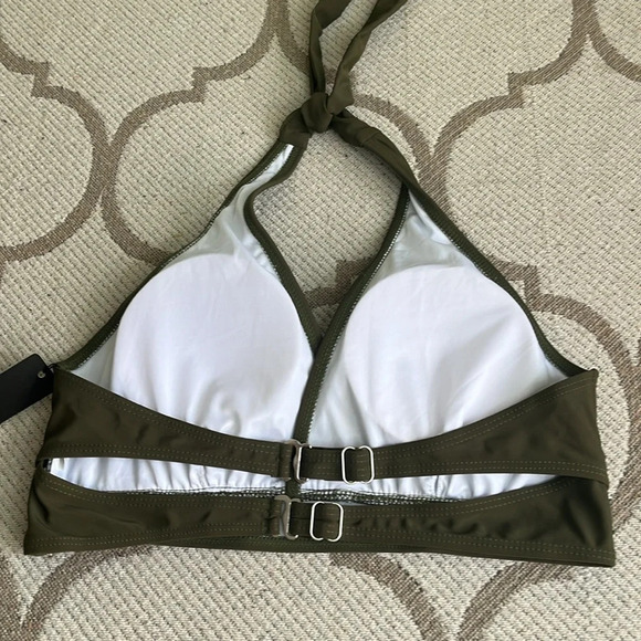 Tempt Me Two Piece High Waisted Push Up Halter Tummy Control Bikini set - Picture 9 of 17